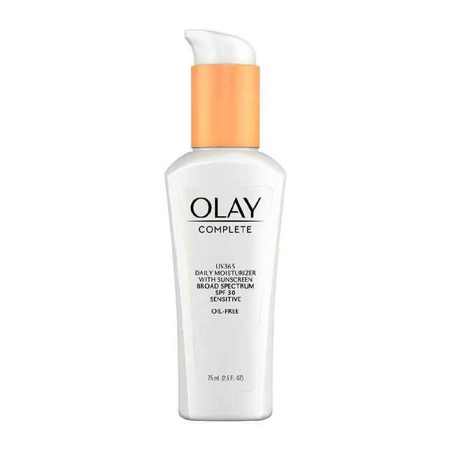 Lotion hydratante quotidienne complète Olay avec écran solaire pour peau sensible FPS 30 | 75 ml