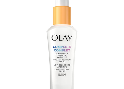 Olay - Complete Lightweight Fragrance Free Lotion for Sensitive Skin with SPF 30 | 75 mL