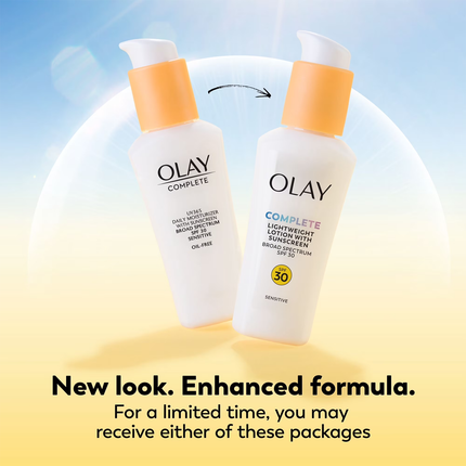 Olay - Complete Lightweight Fragrance Free Lotion for Sensitive Skin with SPF 30 | 75 mL