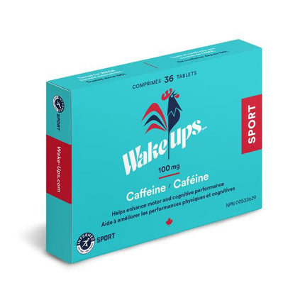 Wake Ups Prévention de la somnolence Comprimés de caféine 100 mg | 36 comprimés