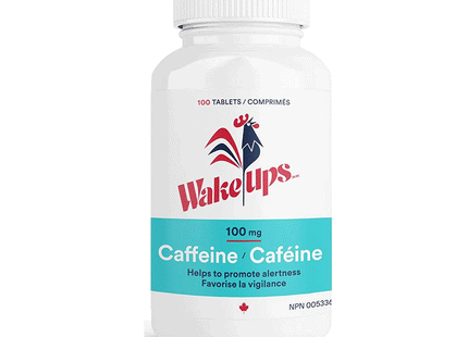 Wake Ups - 100 mg Caffeine Tablets  | 100 Tablets