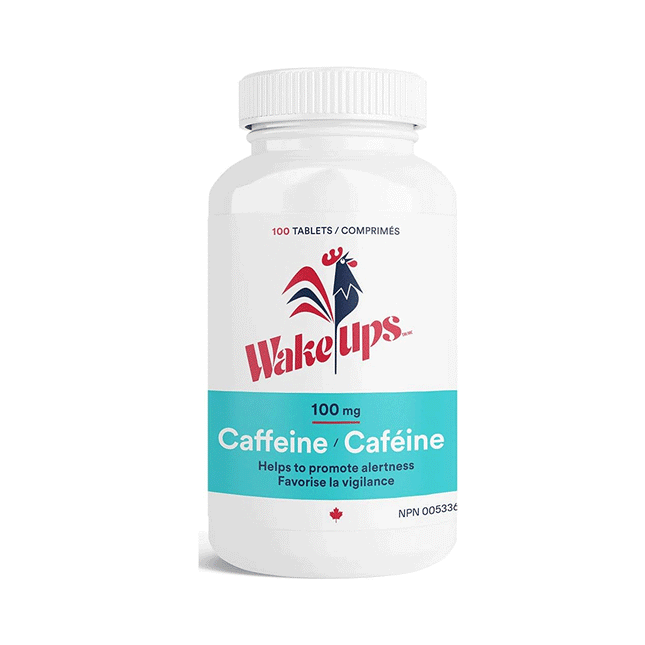 Wake Ups - Comprimés de caféine à 100 mg | 100 comprimés