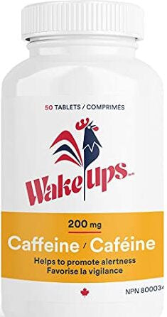 Wake Ups -  200 mg Caffeine Tablets | 50 Tablets