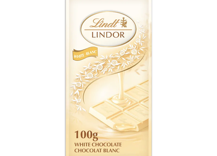 Lindt - Lindor Chocolat blanc irrésistiblement onctueux | 100 g