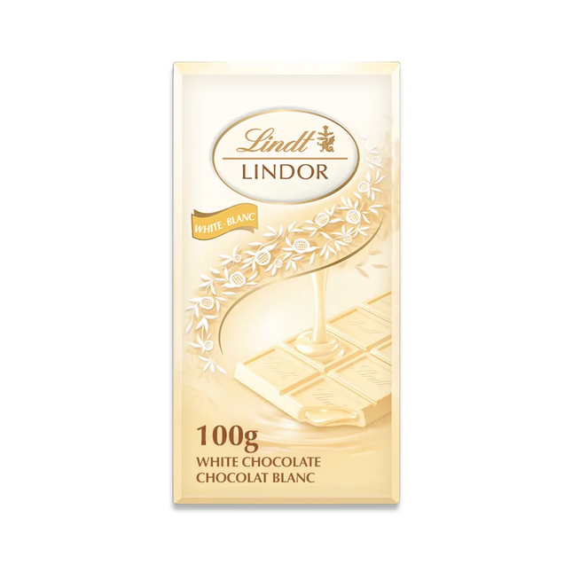 Lindt - Lindor Chocolat blanc irrésistiblement onctueux | 100 g