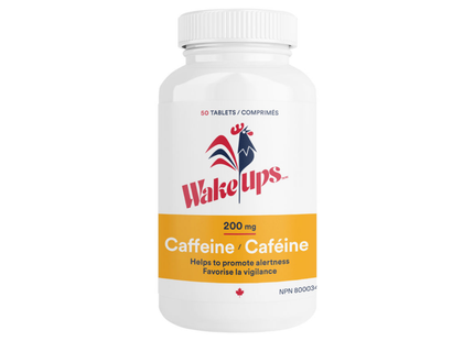 Wake Ups -  200 mg Caffeine Tablets | 50 Tablets