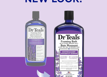 Dr Teal's - Soothe & Sleep Foaming Bath with Lavender & Pure Epsom Salt | 1 L