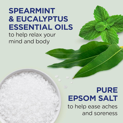 Dr. Teal's - Relax & Relief Foaming Bath with Eucalyptus, Spearmint & Pure Epsom Salt | 1 L