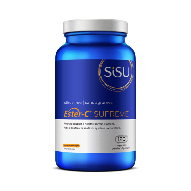 SISU - Ester-C Suprême - Sans agrumes | 120 capsules végétales