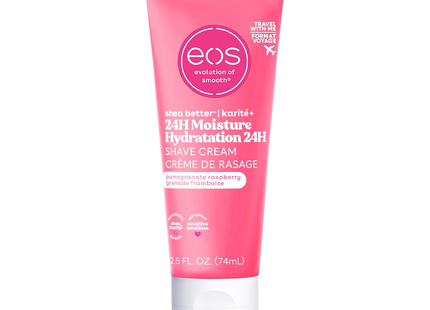 eos - Shea Better 24H Moisture Shave Cream, Pomegranate Raspberry | 74 mL