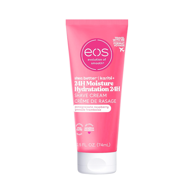 eos - Shea Better 24H Moisture Shave Cream, Pomegranate Raspberry | 74 mL