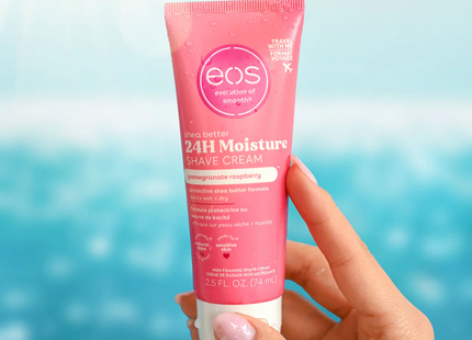 EOS - Shea Better 24H Moisture Shave Cream Pomegranate Raspberry Scent | 207 mL