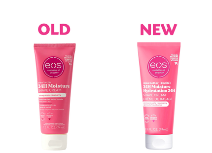 eos - Shea Better 24H Moisture Shave Cream, Pomegranate Raspberry | 74 mL