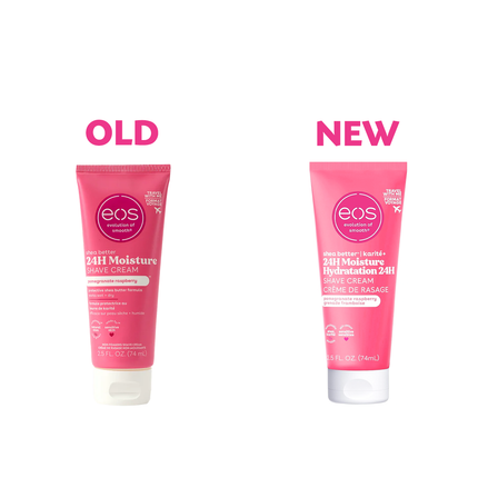 eos - Shea Better 24H Moisture Shave Cream, Pomegranate Raspberry | 74 mL