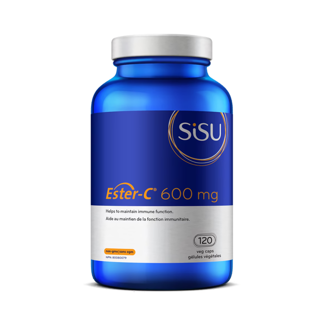 Sisu - Ester-C 600 mg  | 60 Veg Capsules*