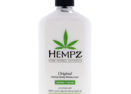 Hempz - Hydratant corporel original à base de plantes enrichi en huile de graines de chanvre 100 % pure et naturelle | 500 ml