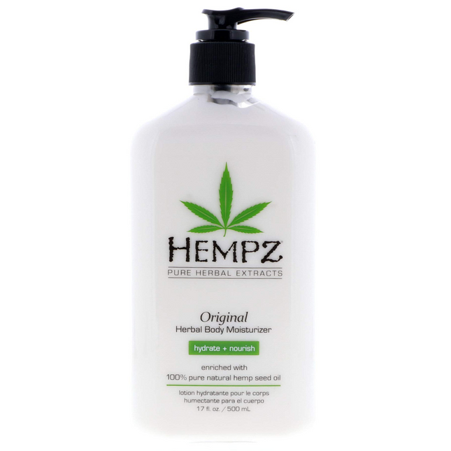 Hempz - Hydratant corporel original à base de plantes enrichi en huile de graines de chanvre 100 % pure et naturelle | 500 ml