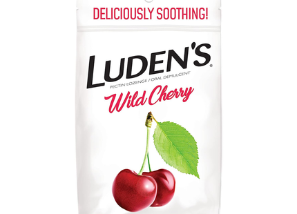 Luden's - Wild Cherry Throat Drops | 30 lozenges
