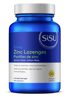 Sisu - Zinc Lozenges 23 mg - Lemon-Lime Flavour | 30 Lozenges*