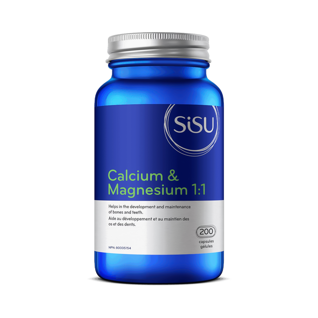 SISU - Calcium & Magnesium 1:1 | 200 Capsules