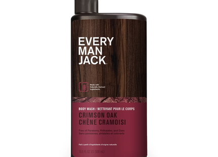 Every Man Jack - Gel douche, Chêne cramoisi | 500 ml