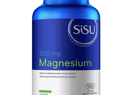 SISU - Magnesium 250 MG | 100 - 200 Vegetarian Capsules