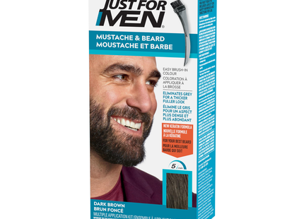 Just For Men Moustache et Barbe | M-45 Brun foncé
