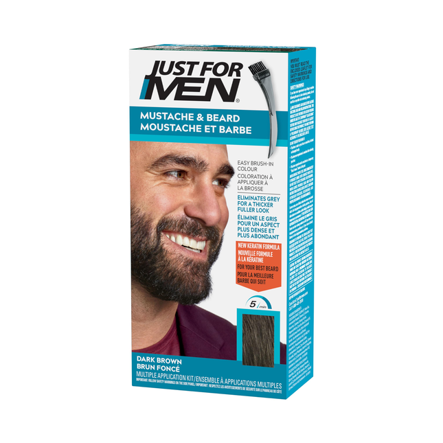 Just For Men Moustache et Barbe | M-45 Brun foncé