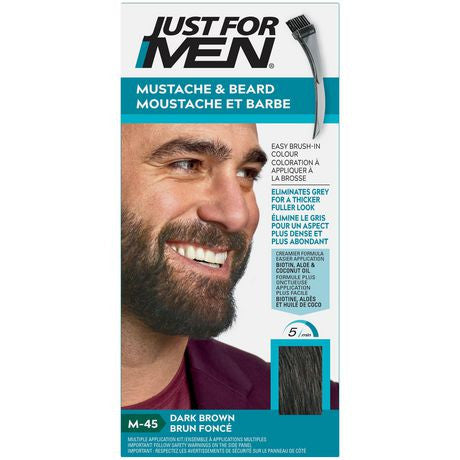 Just For Men Mustache & Beard | M-45 Dark Brown