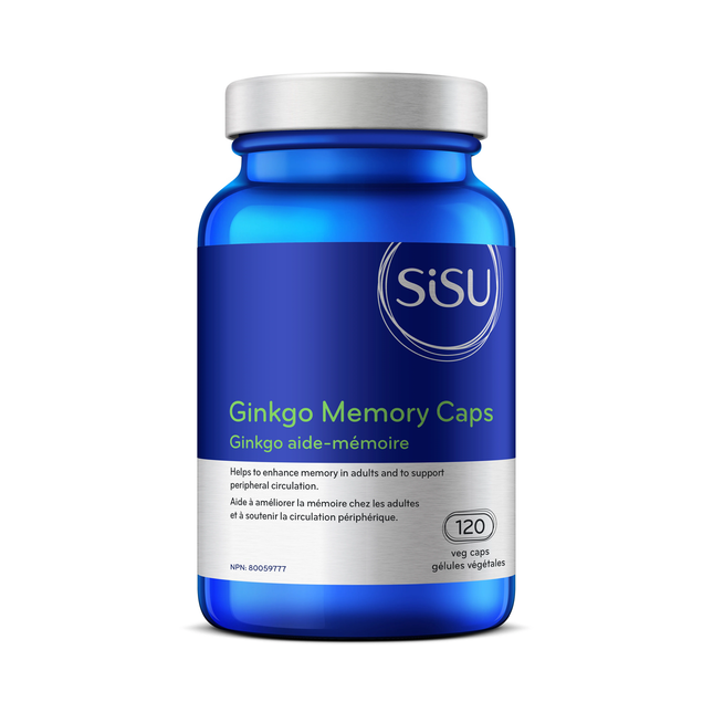 SISU - Ginkgo Memory Caps | 120 Veg Capsules
