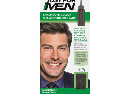 Just For Men - Easy & Fast Shampoo-In Haircolour | H-45 Dark Brown