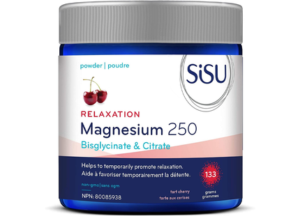 SISU - Formule en poudre Magnésium 250, Cerise acidulée | 133 g
