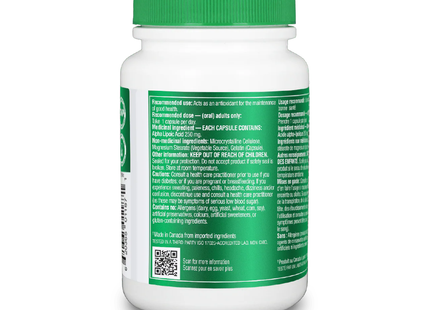 Organika - Alpha Lipoic Acid | 120 Caplets