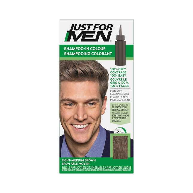 Just For Men - Easy & Fast Shampoo-In Haircolour | H-30 Light-Medium Brown