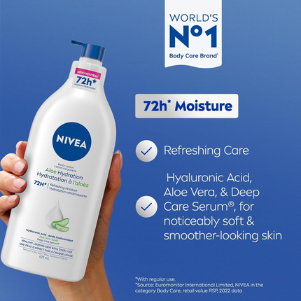Nivea - Lait Corps Hydratation Aloe Vera | 625 mL