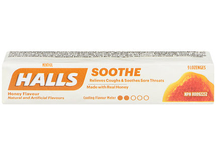 Halls - Apaiser - Saveur Miel | 9 pastilles