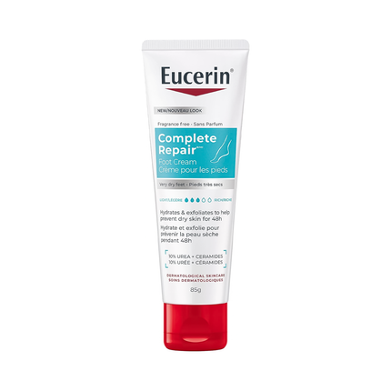 Eucerin - Complete Repair Foot Cream for Very Dry Feet Fragrance Free | 85 mL