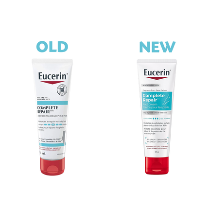 Eucerin - Complete Repair Foot Cream for Very Dry Feet Fragrance Free | 85 mL