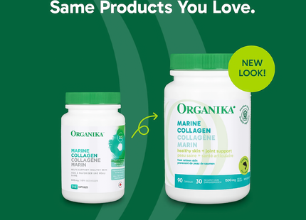 Organika - Marine Collagen From Salmon 500 mg | 90 Capsules