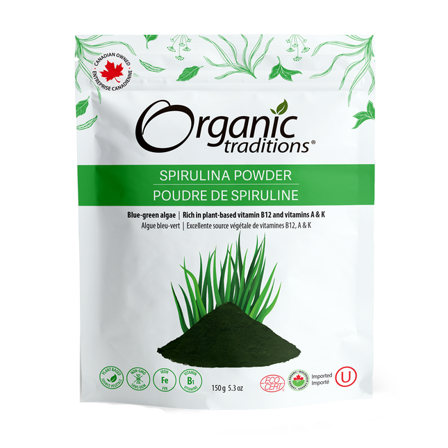 Organic Traditions - Spirulina Powder | 150 g