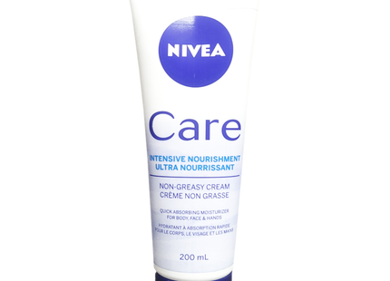 Nivea - Care Intensive Nourishment - Non-Greasy Cream Moisturizer | 200 mL