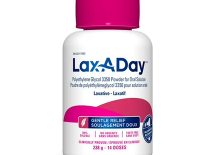 Lax-A Day Poudre laxative à soulagement doux - 14 doses | 238g