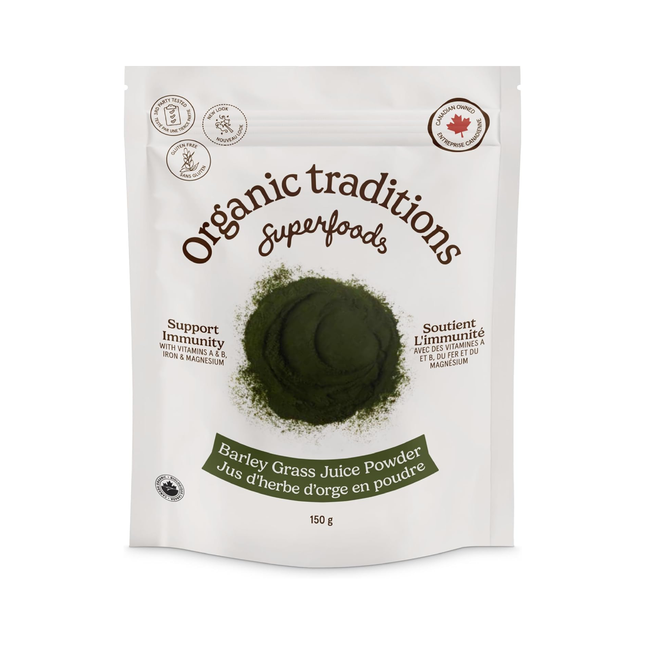 Organic Traditions - Barley Grass Juice Powder | 150 g