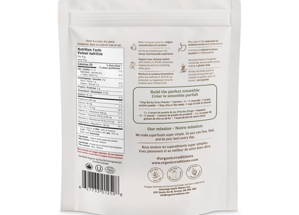 Organic Traditions - Barley Grass Juice Powder | 150 g