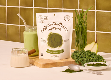 Organic Traditions - Barley Grass Juice Powder | 150 g