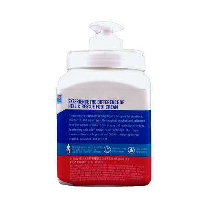 ProFoot - Crème hydratante supérieure pour les pieds Heel &amp; Rescue | 454 g