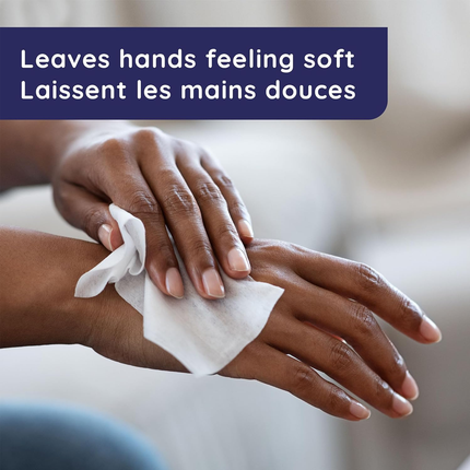 Lingettes nettoyantes pour les mains et le visage Wet Ones à la vitamine E et à l'aloe vera | 20 lingettes