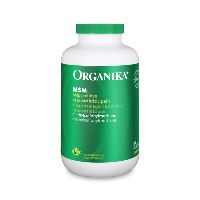Organika - Methylsulfonylmethane MSM | 360 Capsules