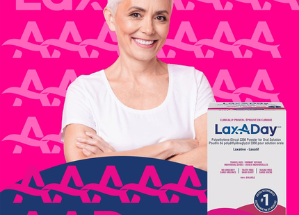 Lax-A-Day Powder Laxative, No Sugar | 17 g x 10 Pouches