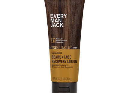 Lotion réparatrice pour la barbe Every Man Jack, bois de santal | 95 ml